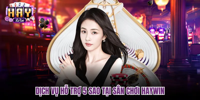 Dịch vụ hỗ trợ 5 sao tại sân chơi Haywin